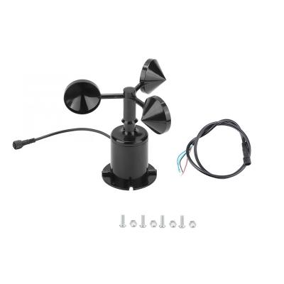 China Wind Speed ​​Sensor Environment Signal Output Pulse Type Three 0-60M/S Cups Rs485 Wind Speed ​​Sensor Anemometer DC5-30V CWT-SWS-A for sale