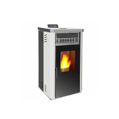 China 13 KW Graceful Smokeless Pellet Stove Freesdanding Installation With 3D Model Design en venta