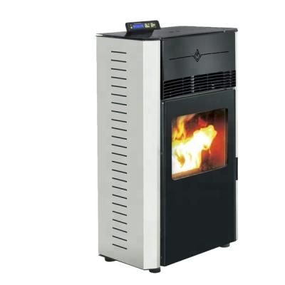 Chine Italian Wood Pellet Stove Remote Control For Home Heating With Chimney Flue Pipe à vendre