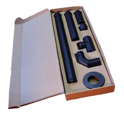 China Complete Pellet Stove Vent Kit Pipe With Remote Control Freestanding Installation Type for sale