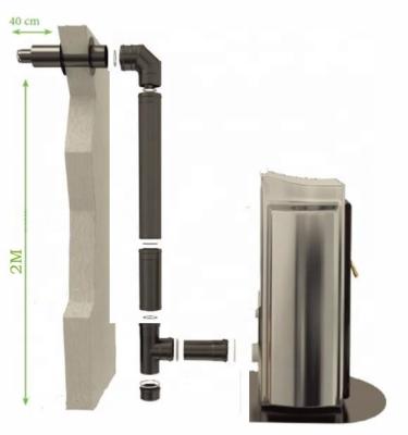 China Vent Kits, Standard Chimney Flue Vent Pipe For Pellet Stove With Remote Control for sale