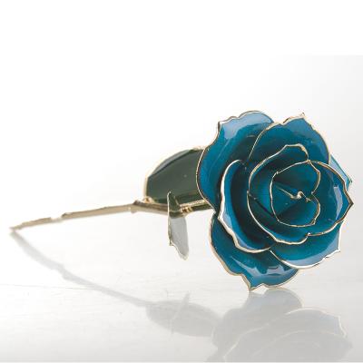 China Natural Rose Luxury Real Rose 24K Gold Plated Good Quality For Decoration for sale