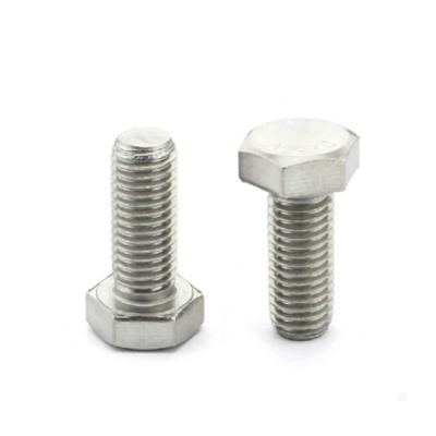 China SS304 DIN933 M8*30mm Stainless Steel Hex Head Bolt for sale