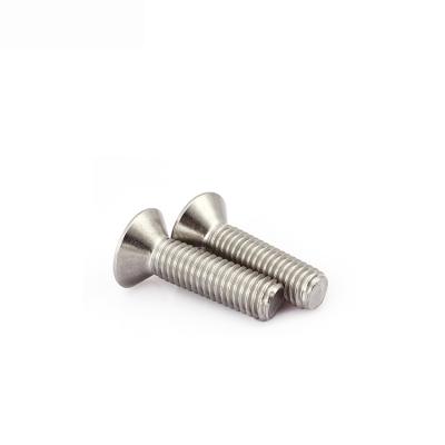 China Sus440c stainless steel flat head screw with sottled for sale