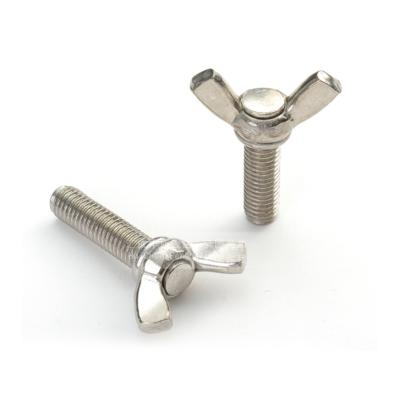 China Stainless Steel Wing Screws With Round Stainless Steel Nose for sale