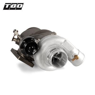 China TBO GTX2554R-42 billet compressor wheel as required .49 universal V-band T25 turbo ball bearing racing GT25 turbo GT2554 turbocharger universal for sale