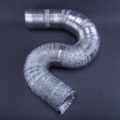 China Flexible Non-insulated Aluminum Flexible Air Ducts With Double Aluminum Foil for sale