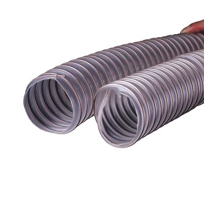 China Factory Sale Flexible Transparent Spiral PU Flexible Hose for sale