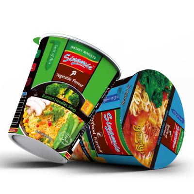 China Low-sodium Instant Noodle Food Bag Braised Vegetable Noodle Cup Flavor Instant Noodles for sale