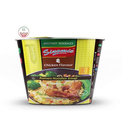 China Low-Sodium HACCP Fast Food Manufacturer 3 Minutes Bowl Instant Noodles for sale