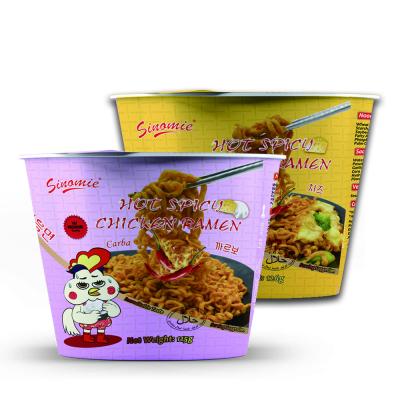 China Authentic Low-sodium Flavor Buldak Carbonara Buldak Chicken Flavor Food Instant Noodle Bowl Creamy Halal Korean Ramen Noodles for sale