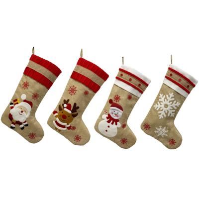 China Christmas Decoration Luxury Original Design Colored Light Up Simple Christmas Jars Christmas Stockings for sale