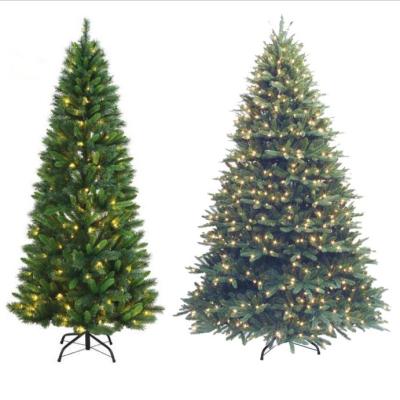 China Indoor and Outdoor Christmas Decoration Durable/Fire Resistant Artificial Christmas Tree with Matel Stand for sale