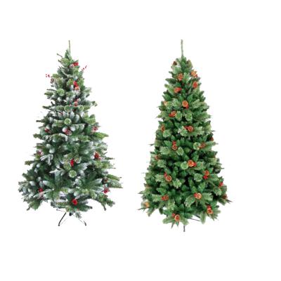 China Durable/Fireproof Indoor Outdoor Christmas Decor Artificial Christmas Tree With Metal Stand for sale