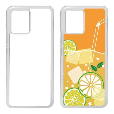 China Shockproof Clear Empty Sublimation Groove Phone Case With Aluminum Foil Sublimation Case For oppo realme 8 (8pro) for sale