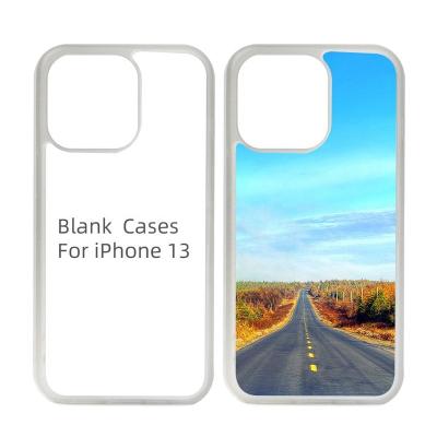 China 2D Shockproof TPU+PC Blank Cell Phone Case Sublimation Blanks For Iphone 7/8 Plus Mobile Phone Cover for sale