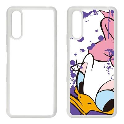 China Custom Printing Blank 2D Diy TPU PC Sublimation Phone Case Shockproof Sublimation Case For Sony Xperia 10 for sale