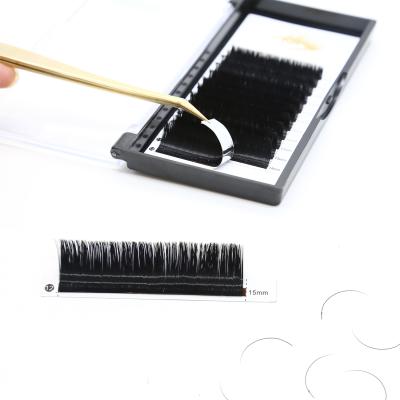 China Private Label Mink Eyelash Extension Vendor 25mm Lashes Natural Soft Individual Silk Matte Lashes Extensions for sale