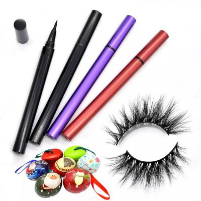 China Waterproof Makeup 2 in 1 Customized Clear Magnetic Glue Gel Self Adhesive Vegan Lashglue Pen Eyeliner Private Label Packaging Tube for sale