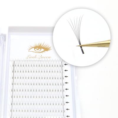 China Korean Medium Volume Premade Base Rod Premade Fan Natural Soft Pointed Pointed Eyelash Extensions PBT Korean Medium Fan for sale