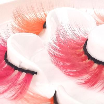 China NEW Selling Fluffy False Eyelashes Natural Soft Eyelash Best Lashes Full Color 25mm Vendor Strip Lashes Wholesale Mink Eyelashes for sale