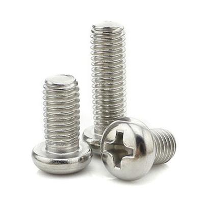 China SUS304 Stainless Steel Pan Head Phillips Machine Screws M2 M3 M4 M6 M8 M10 for sale