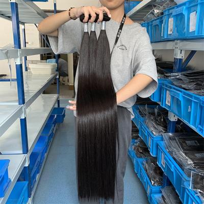 China ALL Natural Cuticle Aligned Hair Vendor Hair Extension Raw Unprocessed Brazilian Mink Virgin Human 12A Grade Hair Bundles for sale