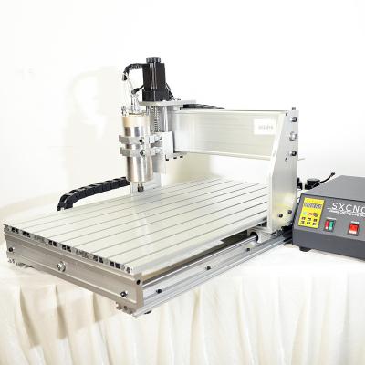 China Other Mini CNC Router 6040T-4 Engraving Machine For Milling PCB Wood Holes Aluminum CNC Router Making for sale