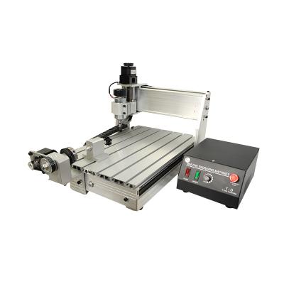 China Hotels CNC 3040 Ball Screw Desktop 4 Axis CNC Wood Router Machine for sale