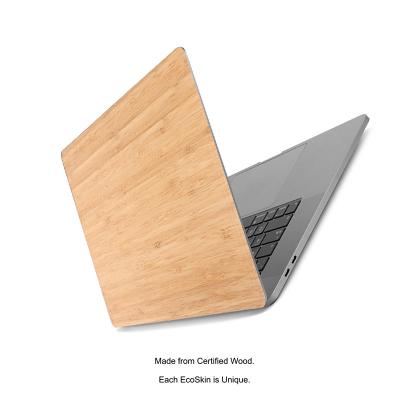 China Real Natural Bamboo Wood Skin Eco-friendly Shockproof Case Cover For Macbook Pro Laptop 13 Air 15 OEM ODM Factory for sale