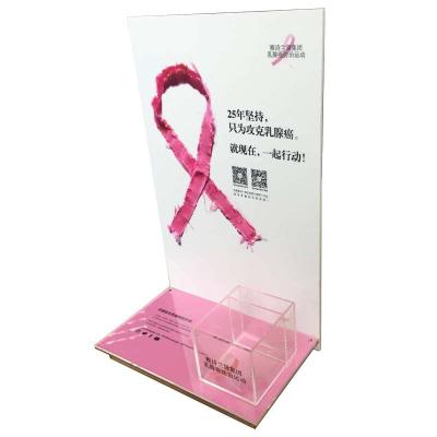 China RECHI Custom OEM retail luxury acrylic organizer holder rack display stand for cosmetic makeup skin care products for sale