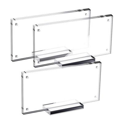 China Plastic Acrylic Display Rack Geld Dollar Bankbiljethouder Contantrekening Beschermingsdoos Papier Te koop