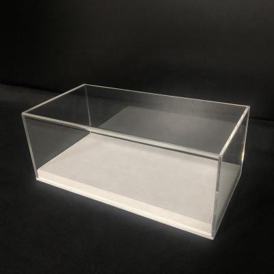 China Clear Plastic Plexiglass Jewelry Display Cases Hand Model Toy Cosmetics Garage Kit Storage for sale