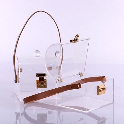 China New Arrival Box Custom Square Shape Clear Acrylic Handbag Display Stand Storage Box Zhenzhun 100PCS Accept CN;GUA Zs-151 for sale