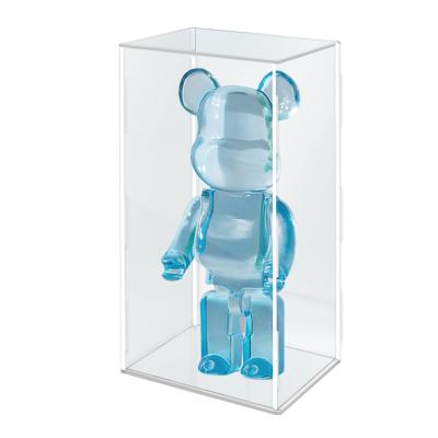 China Bearbrick Acryl Display Case Box Gebouwblokopslag Stofbedekking opslag Te koop