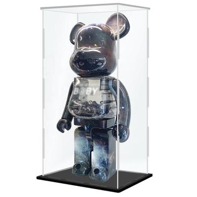 China Diamant Acryl Display Box Voor Lego 1000% Bearbrick Display Box Borden Te koop