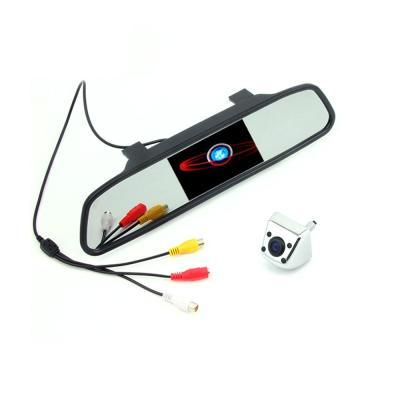 China Saferdriving Reversing Camera 4.3 Inch LCD Screen Monitor Car Rear View Mirror Monitor 4.3