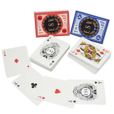 China China Paper Printing Logo Custom Playing Cards Shuffler Game Poker Playing Cards Manufacturer for sale