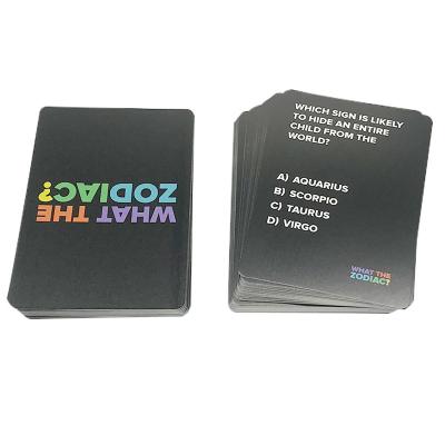 China Paper Card Game Supplies Playing Cards OEM 2 part box with 100 playing cards custom printing with your desgin for sale