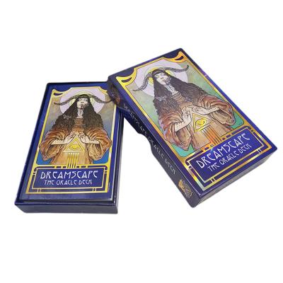 China Paper Make Tarot Cards With Guide Gold Gilt Edges Custom Printed Tarot Cards for sale