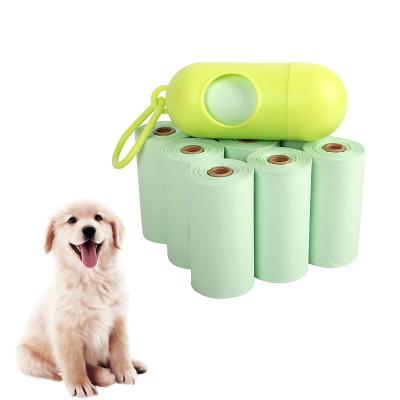 China Wholesale Dog Poop Clean Biodegradable Waterproof Pet Waste Dispenser Portable Dog Poop Bags With Dispenser for sale