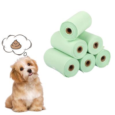 China Wholesale Clean Dog Poop Dispenser 100% Waterproof Biodegradable Pet Dog Poop Waste Bags With Dispenser for sale