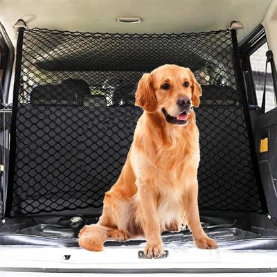 China Durable Wire Mesh Heavy-Duty Safety Guards Fence Adjustable Car Dog Isolation Barrier for sale