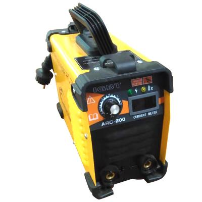 China Building Material Shops MMA-200 Three Panel 220V IGBT Inverter Muttahida Majlis-e-Amal Welding Machine Manual Popular Portable Welding Machine for sale