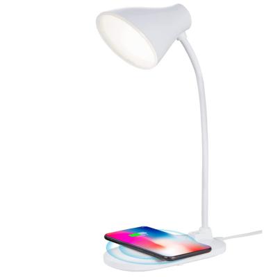 China 2020 New Product Contemporary Charger Wireless Charging Lamp 2 in 1 Wireless Charger with Night Light Table Lamp for sale