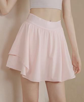 China Breathable 2023 anti-light fitness short skirt quick-dry running women's skirts for sale