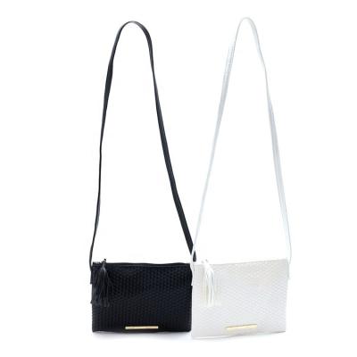 China Newest Fashion High Quality Custom Colors Soft Lady Women PU Skin Lambskin Mini Slanted Small Shoulder Bag for sale