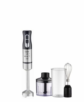 China Mini Blender Ergonomic Suitable Silver Handheld Stick Blender Price Design Stainless Steel Blade Portable Mincing Blender for sale