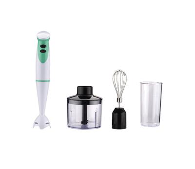 China Household Hand Stick Low Noise Electric Blender With Big Beaker 4 In 1 Portable Blender for sale