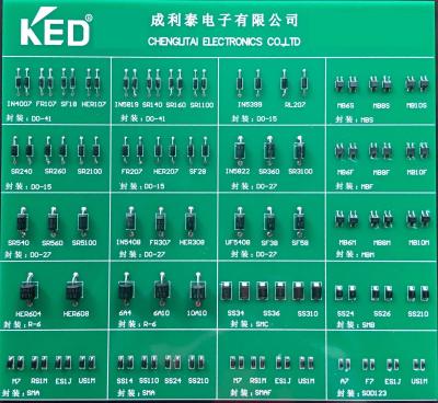 China 3A Ss32f Thru Ss320f Schottky Barrier Rectifier Diode Smaf Package for sale